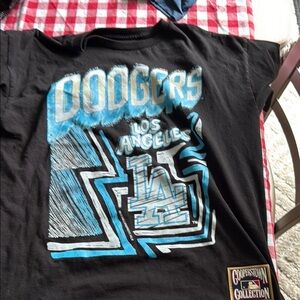 PacSun Black and Blue Graphic Tee Short Sleeve